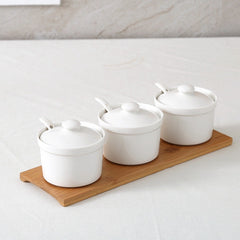 Seasoning Jar Seasoning Bottle Salt Monosodium Glutamate Seasoning Box Set Household - Otaj Gifts