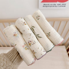 4 Class A Pure Cotton Gauze Baby Face Towel - Otaj Gifts