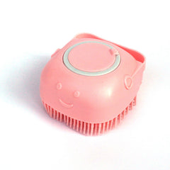 Silicone Dog Bath Massage Gloves Brush Pet Cat Bathroom Cleaning Tool Comb Brush For Dog Can Pour Shampoo Dog Grooming Supplies - Otaj Gifts