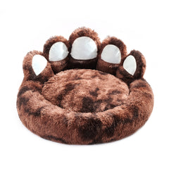 Cute Dog Bear Paw Shape Dog Bed, Dog Beds & Furniture For Small And Medium Dogs, Cozy Plush Cute Cat Beds For Indoor Cats - Otaj Gifts