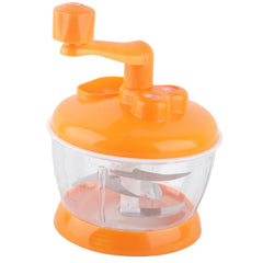 Manual Vegetable Grinder PP Stainless Steel Food Grade Compact Portable Food Vegetable Grinder for Kitchen Restaurant 6 Blades - Otaj Gifts