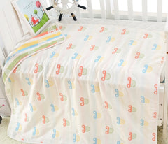 110 * 110cm baby bath towel cover blanket gauze children quilt quality baby children pure cotton 6 six layer gauze bath towel - Otaj Gifts