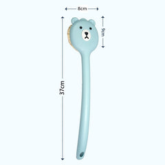 Bath Brush Soft Fur Long Handle Strong - Otaj Gifts