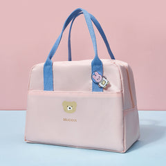 Macaron Color Large-capacity Heat Preservation And Fresh-keeping Portable Lunch Bag - Otaj Gifts