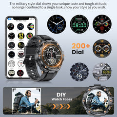Large Screen Disc Smart Watch For Men - Otaj Gifts