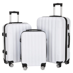 Vertical Pattern Three-in-one Trolley Case With Handle And Universal Wheels - Otaj Gifts
