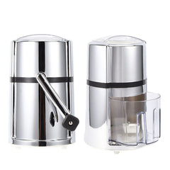 Manual Ice Crusher Commercial Household Portable Shaved Ice Crusher with Stainless Steel Blade - Otaj Gifts