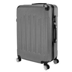 3-in-1 ABS Trolley Case 20 Inches, 24 Inches, 28 Inches Dark Gray - Otaj Gifts