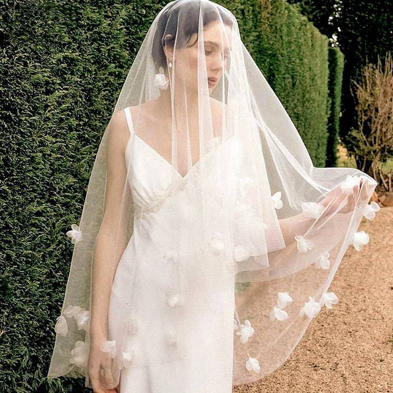 European And American Bride Wedding Veil - Otaj Gifts