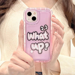 Purple Graffiti English Phone Case - Otaj Gifts