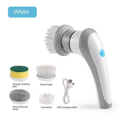 Electric Cleaning Brush 4 In 1 Spinning Scrubber Handheld Electric Cordless Cleaning Brush Portable - Otaj Gifts