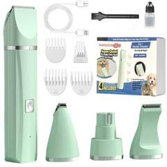 4X Professional Pet Dog Cat Clippers Hair Grooming Cordless Trimmer Shaver Kit - Otaj Gifts
