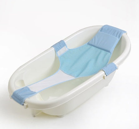 Cotton baby bath net cross non-slip light bath net newborn bath bed bath universal bath net - Otaj Gifts