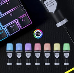 Clear Full RGB Capacitor Esports Gaming Desktop Microphone Computer Microphone - Otaj Gifts
