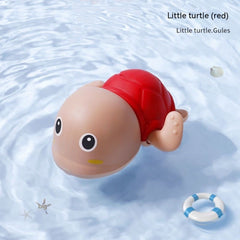 Baby Bath Toys Children Playing Water Small Yellow Duck Swimming Playing Water Little Duck Little Turtle - Otaj Gifts