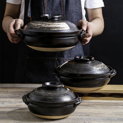 Stew Pot Soup Household Ceramic Gas Clay Pot Rice Casserole - Otaj Gifts