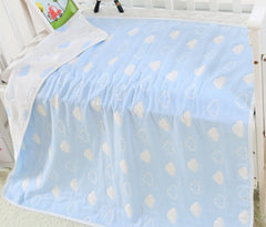 110 * 110cm baby bath towel cover blanket gauze children quilt quality baby children pure cotton 6 six layer gauze bath towel - Otaj Gifts