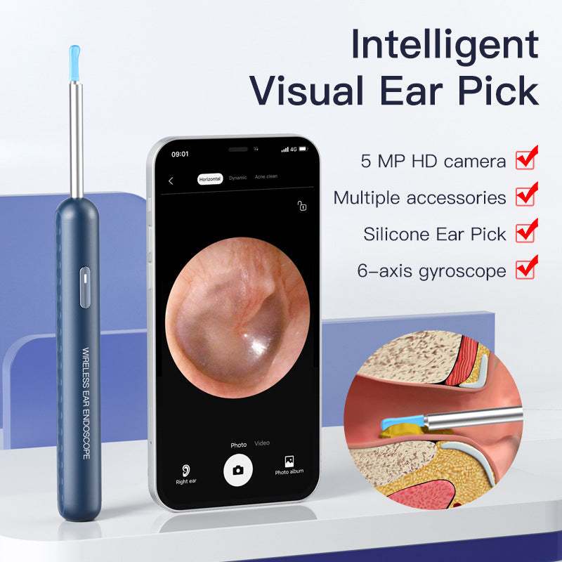 Visual Earpick Endoscope Smart Ear Picking Tools WiFi - Otaj Gifts