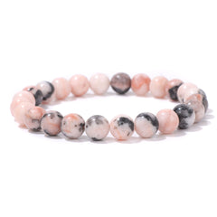 Fashion Natural Stone Pinkred Zebra Tree Of Life Gifts Big Little Sister Bracelet Birthday Jewelry Girls Braclet Gifta For Girl Boy - Otaj Gifts