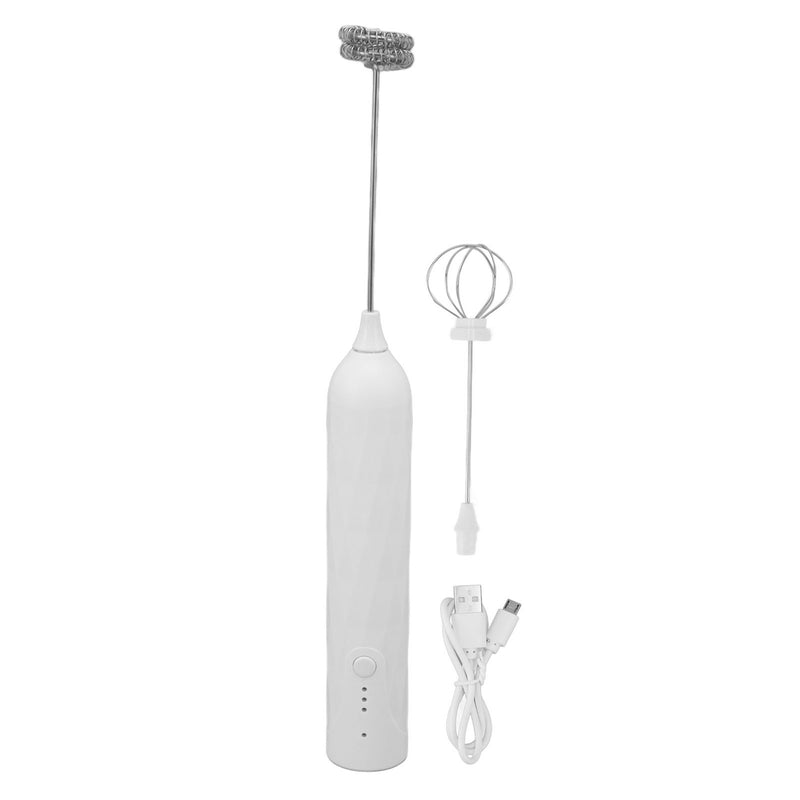Small Household Egg Beater Mini Multifunctional Blender Handheld Electric Stirrer Foam Maker Whisk Cordless Milk Coffee Foamer White - Otaj Gifts