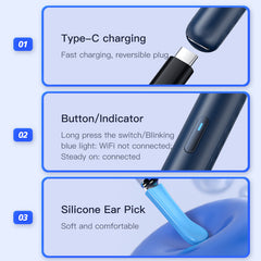 Visual Earpick Endoscope Smart Ear Picking Tools WiFi - Otaj Gifts
