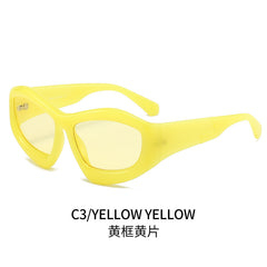 Men And Women Riding Outdoor Personality Concave Shape Sun Glasses - Otaj Gifts