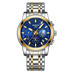 Steel Belt Men's Business Quartz Watch - Otaj Gifts