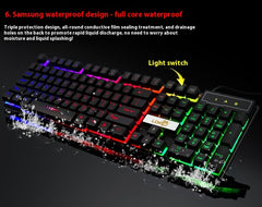 Industry gaming keyboard glowing usb cable gaming keyboard - Otaj Gifts