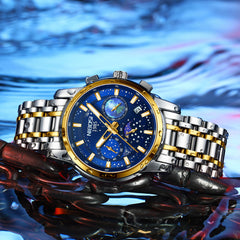 Steel Belt Men's Business Quartz Watch - Otaj Gifts