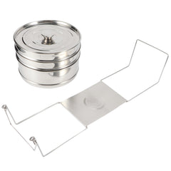 Stackable 3 Tier Stainless Steel Steamer Cooker Pot Set Cook Food Pressure Pot Accessories - Otaj Gifts