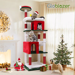 72 Inch Christmas Cat Climbing Rack - Otaj Gifts