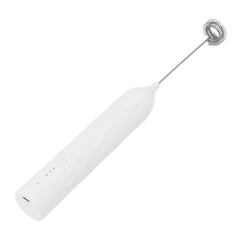 Small Household Egg Beater Mini Multifunctional Blender Handheld Electric Stirrer Foam Maker Whisk Cordless Milk Coffee Foamer White - Otaj Gifts