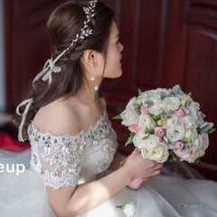 Protein Rhinestone Headdress With Yarn Strip - Otaj Gifts