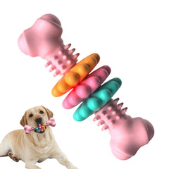 Dog Chew Toy Dog Bone Type  Dogs Teeth Cleaning Toys Indestructible TPR Bone Chewing Bite Resistant Teething Toys  Pet Products - Otaj Gifts