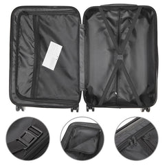 Vertical Pattern Three-in-one Trolley Case With Handle And Universal Wheels - Otaj Gifts