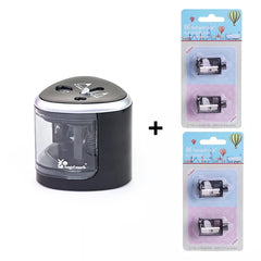 TENWIN 8004 Double Holes Electric Pencil Sharpener Home School Office Desktop Pencil Sharpener Students Supplies Stationery - Otaj Gifts