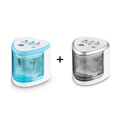 TENWIN 8004 Double Holes Electric Pencil Sharpener Home School Office Desktop Pencil Sharpener Students Supplies Stationery - Otaj Gifts