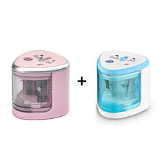TENWIN 8004 Double Holes Electric Pencil Sharpener Home School Office Desktop Pencil Sharpener Students Supplies Stationery - Otaj Gifts