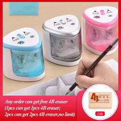 TENWIN 8004 Double Holes Electric Pencil Sharpener Home School Office Desktop Pencil Sharpener Students Supplies Stationery - Otaj Gifts