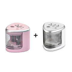 TENWIN 8004 Double Holes Electric Pencil Sharpener Home School Office Desktop Pencil Sharpener Students Supplies Stationery - Otaj Gifts