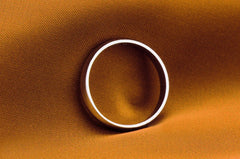 Never Fade Simple 4mm Glossy Stainless Steel Ring for Couples  Silver Color - Otaj Gifts