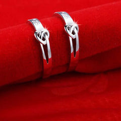 Romantic Couples  Ring Heart Zircon Adjustable to show your Endless Love - Otaj Gifts
