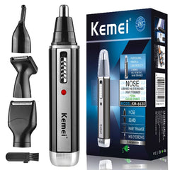 4in1 Rechargeable Nose Trimmer Beard Trimmer for Men Ear Eyebrow Nose Hair Trimmer for Nose and Ear Hair Removal Clean Machine - Otaj Gifts