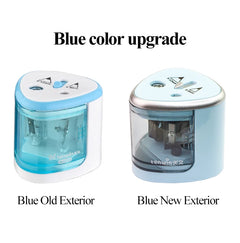TENWIN 8004 Double Holes Electric Pencil Sharpener Home School Office Desktop Pencil Sharpener Students Supplies Stationery - Otaj Gifts