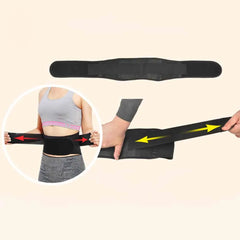 Tcare M - 4XL Adjustable Tourmaline Self Heating Magnetic Therapy Back Waist Support Belt Lumbar Brace Massage Band Health Care - Otaj Gifts