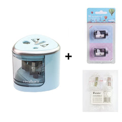 TENWIN 8004 Double Holes Electric Pencil Sharpener Home School Office Desktop Pencil Sharpener Students Supplies Stationery - Otaj Gifts