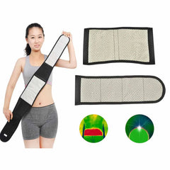 Tcare M - 4XL Adjustable Tourmaline Self Heating Magnetic Therapy Back Waist Support Belt Lumbar Brace Massage Band Health Care - Otaj Gifts
