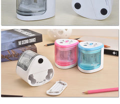 TENWIN 8004 Double Holes Electric Pencil Sharpener Home School Office Desktop Pencil Sharpener Students Supplies Stationery - Otaj Gifts
