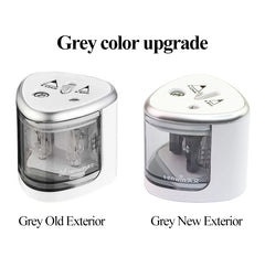 TENWIN 8004 Double Holes Electric Pencil Sharpener Home School Office Desktop Pencil Sharpener Students Supplies Stationery - Otaj Gifts