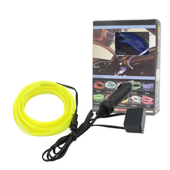5M purple Car light DIY Car Interior Lighting Flexible Neon With Cigarette usb Drive controller car accessories Car LED 12V - Otaj Gifts